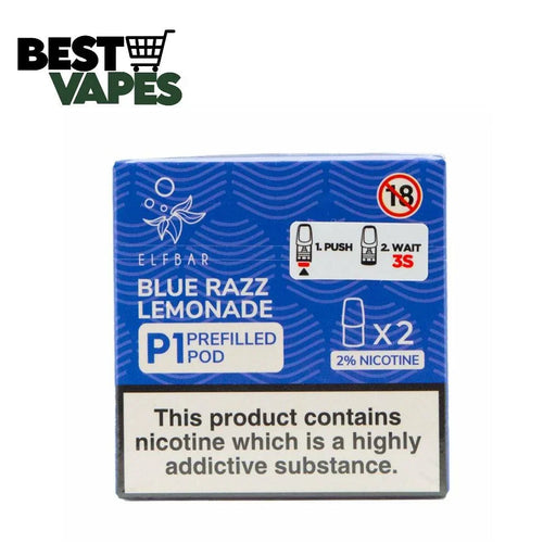 Blue Razz Lemonade Elf Bar Mate 500 PreFilled Pods P1 | Cheap Price