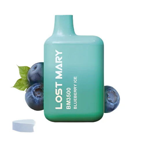 Blueberry Ice Lost Mary 3500 BM3500 Prefilled Vape.