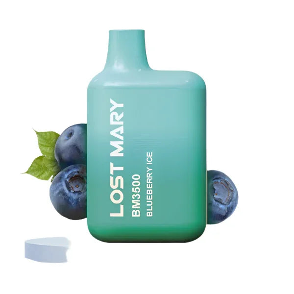 Blueberry Ice Lost Mary 3500 BM3500 Prefilled Vape.
