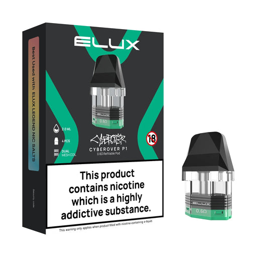 Elux Cyberover P1 Refillable Replacement Pods
