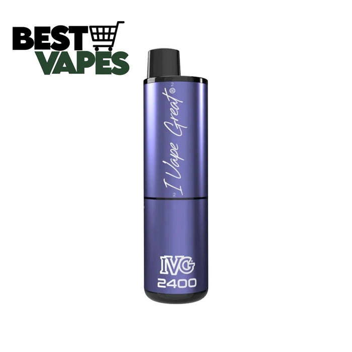 IVG 2400-Grape Ice Rechargeable Pod Vape Kit| Great Deal Today
