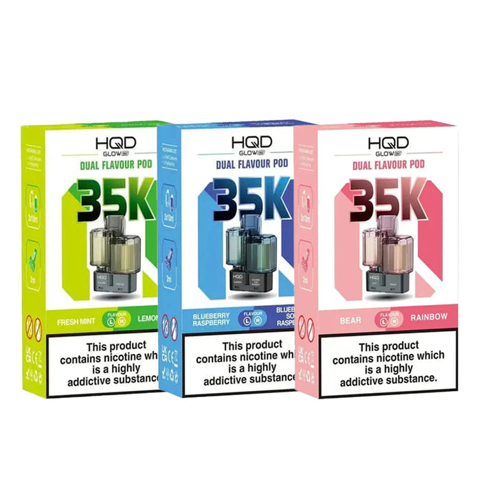 HQD Glow Air 35K Prefilled Replacement Pods