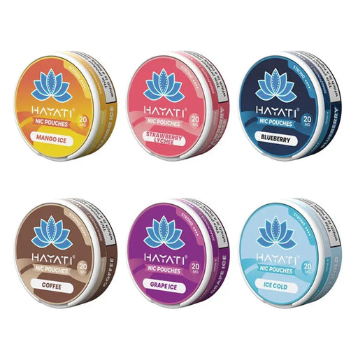 Hayati Nicotine Pouches -  12mg, 20mg, and 30mg