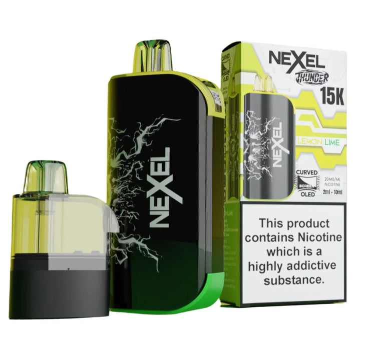 Box Of 10 Nexel Thunder 15K Prefilled Pod Vape Kit | Best Wholesale Price