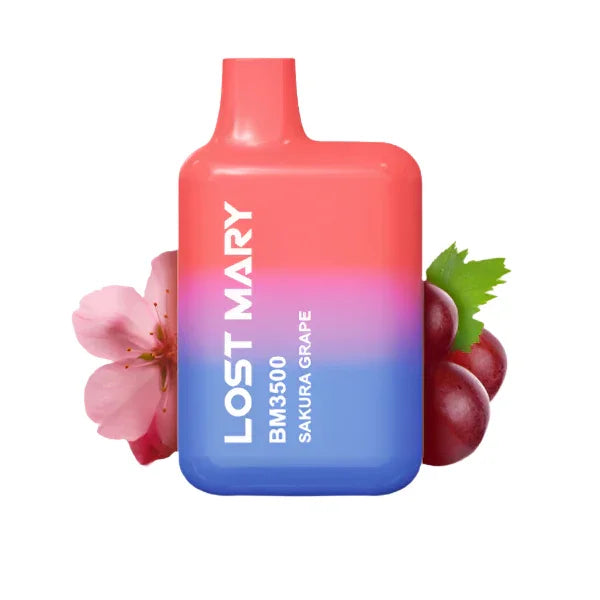 Sakura Grape Lost Mary 3500 BM3500 Prefilled Vape.
