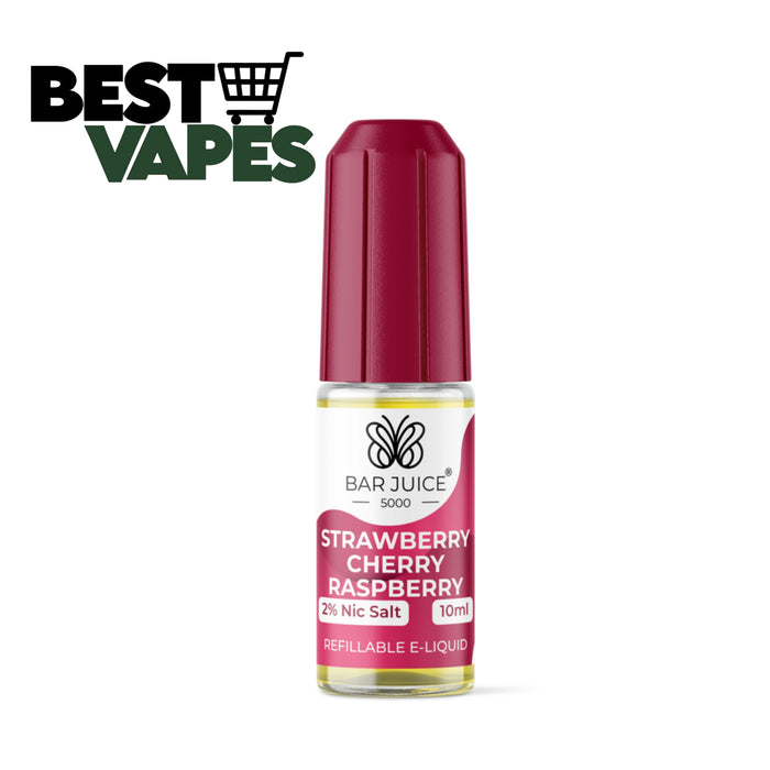 Strawberry Cherry Raspberry Bar Juice 5000 Nic Salt E-Liquid