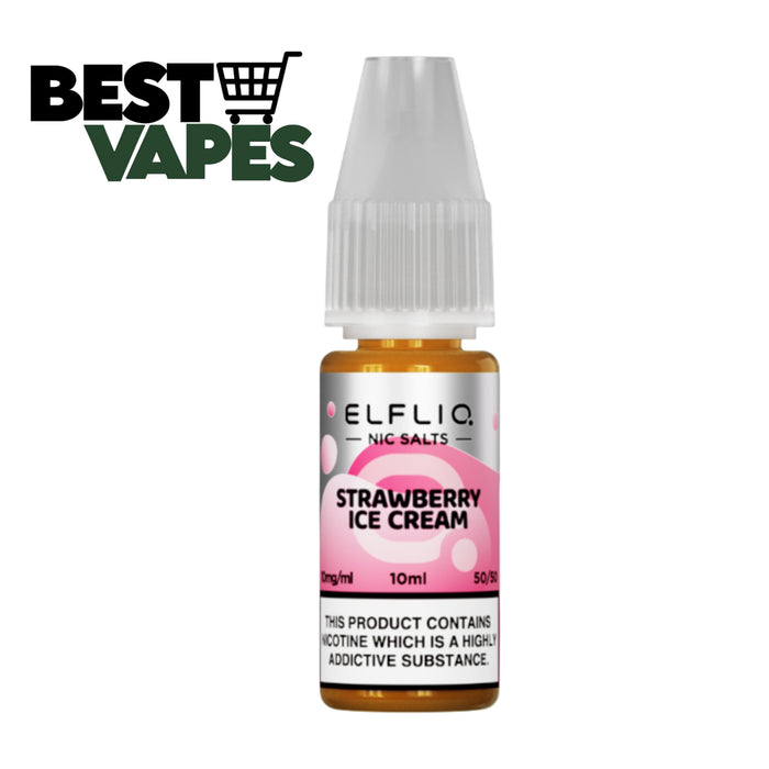 Strawberry Ice Cream Elfliq 10ml Nic Salt