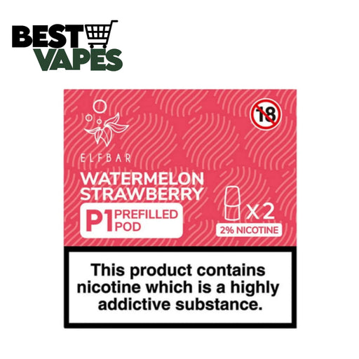 Watermelon Strawberry Elf Bar Mate 500