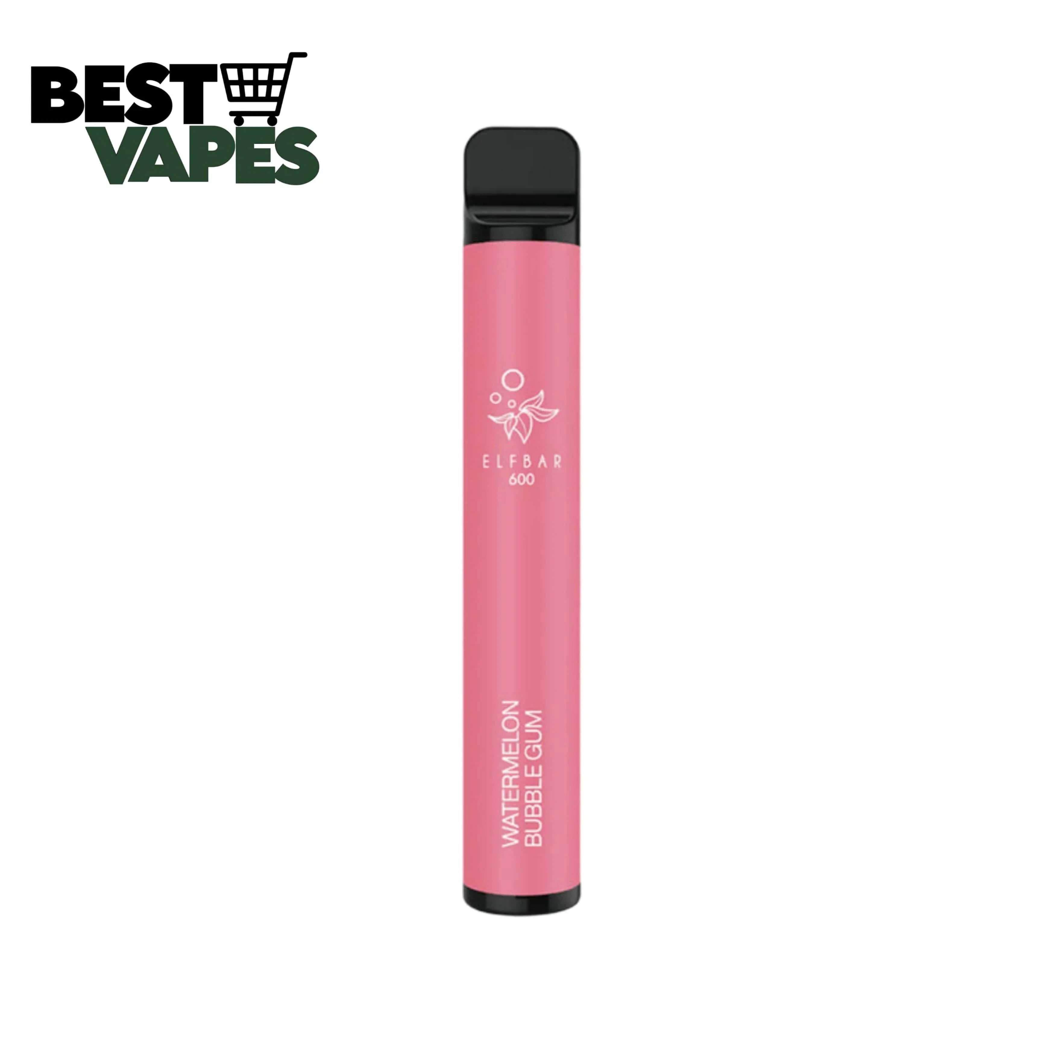 Watermelon Bubblegum Elf Bar 600 Puffs 20mg Reusable Vape Pod Kit — Best  Vapes
