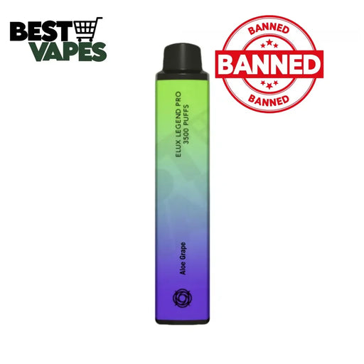 Aloe Grape Elux Legend Pro 3500 Puffs Disposable Vape