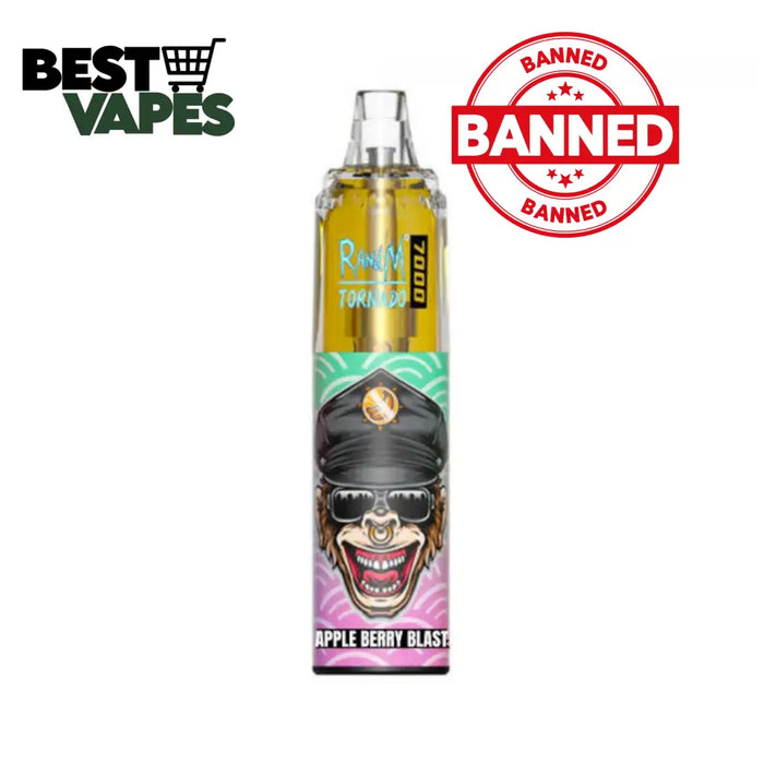 Apple Berry Blast RandM Tornado 7000 Puffs Disposable Vape