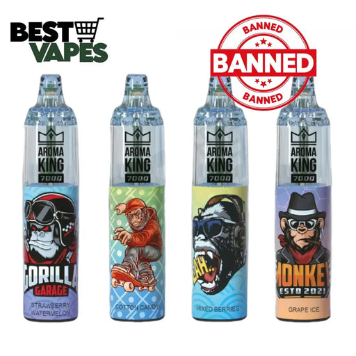 Aroma King 7000 Puff Nicotine Free Disposable Vape