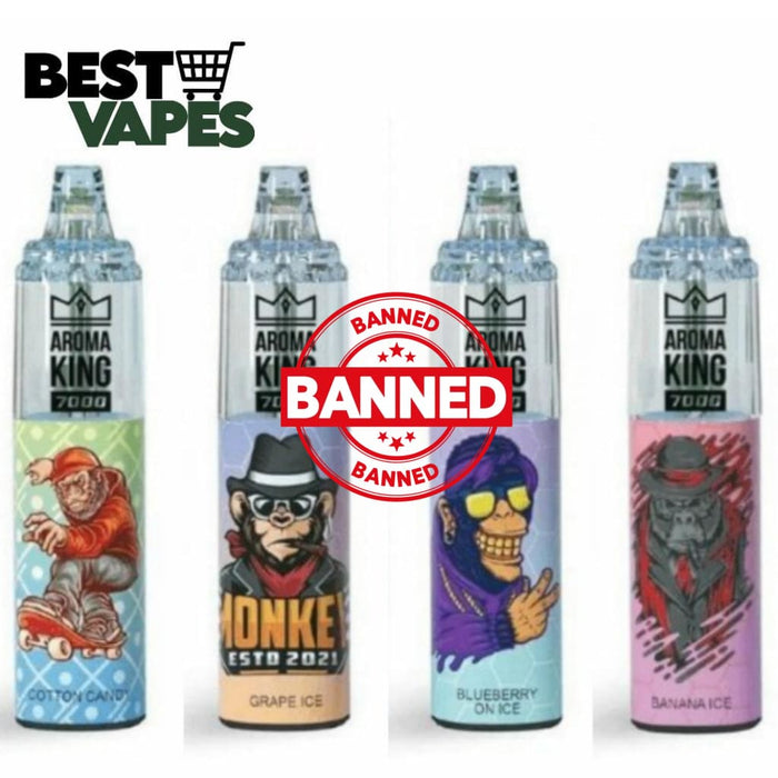 Aroma King 7000 Puffs Box Of 10 Wholesale Disposable Vape | Cheap Price