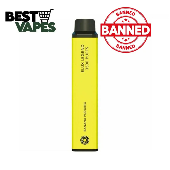 Banana Pudding Elux Legend 3500 Puffs Disposable Vape