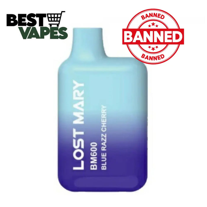 Blue Razz Cherry Lost Mary BM600 20mg Disposable Vape