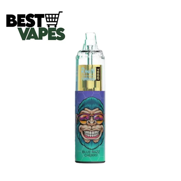 Blue Razz Cherry RandM Tornado 7000 Puffs Disposable Vape