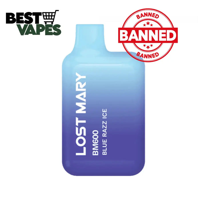 Blue Razz Ice Lost Mary BM600 20mg Disposable Vape