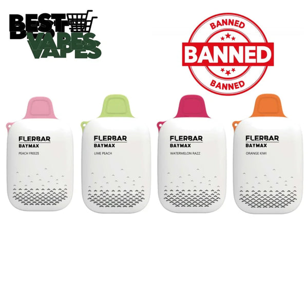Box Of 10 Flerbar Baymax 3500 Puffs Nicotine Free Vape | HRTP Technology |  Multi-Buy Offers & Fast UK Delivery | BestVapes.co.uk  Best Vapes