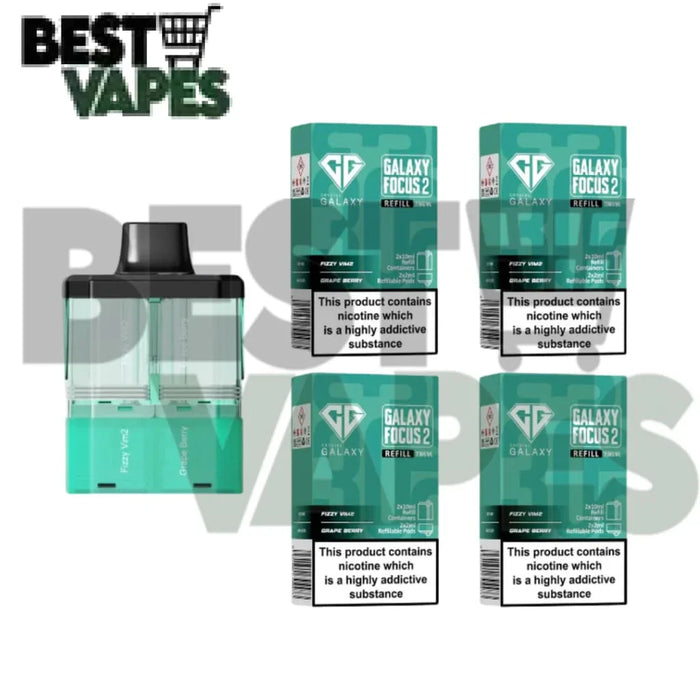 Crystal Galaxy Focus 2 30K Refill Replacement Pods