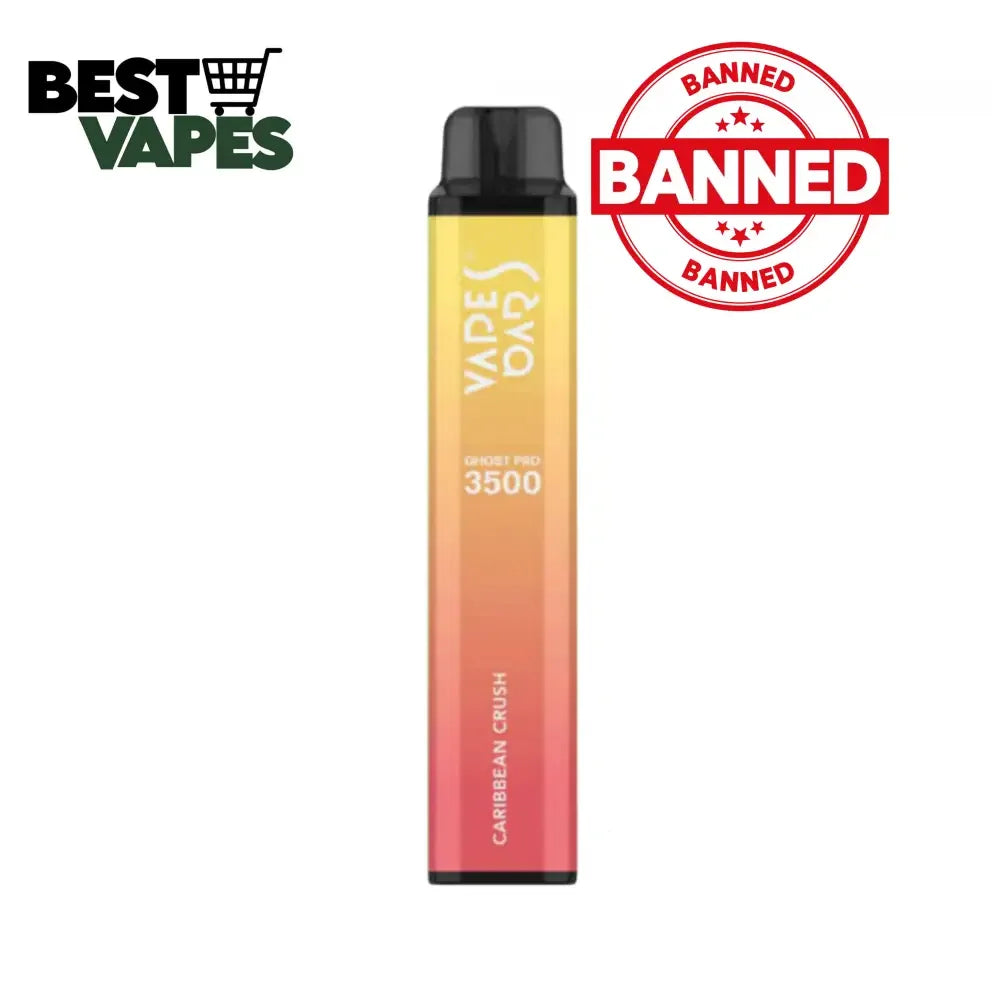 caribbean crush vape flavour Caribbean Crush Ghost Pro 3500 Puffs Prefilled Vape — Best Vapes
