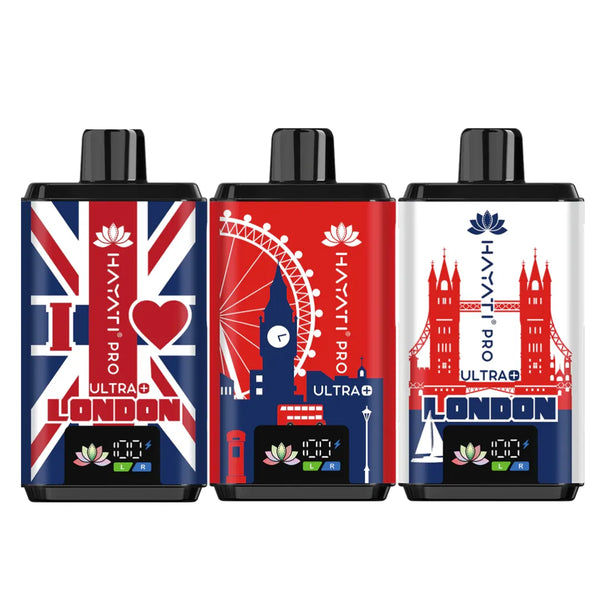 Hayati Pro Ultra+ 25K Puffs Souvenir Edition (ENGLAND) Vape Kit — Best Vapes