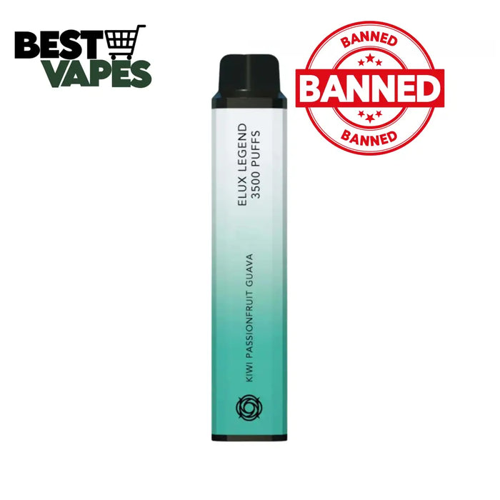 Kiwi Passionfruit Guava Elux Legend 3500 Puffs