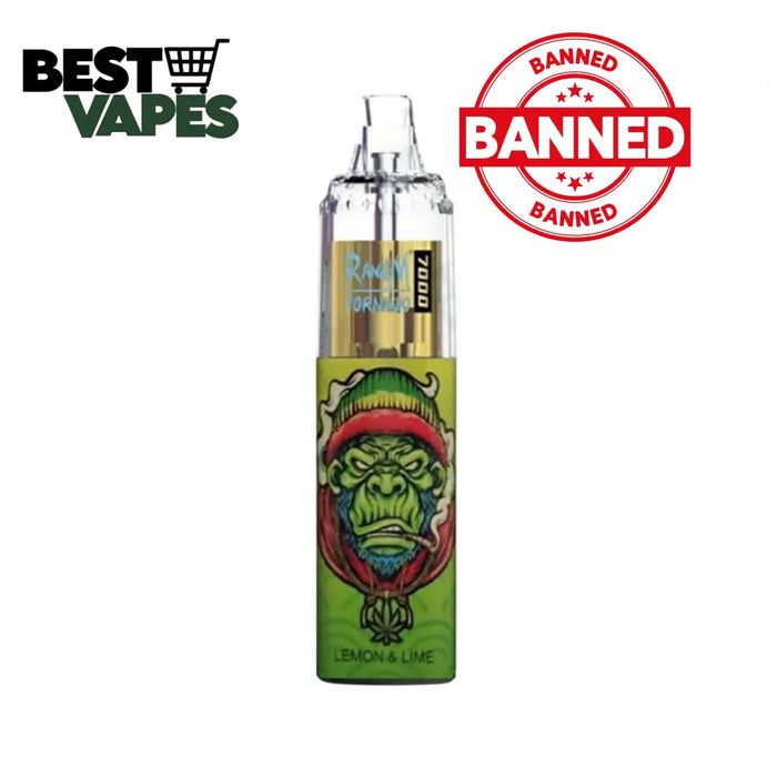 Lemon and Lime RandM Tornado 7000