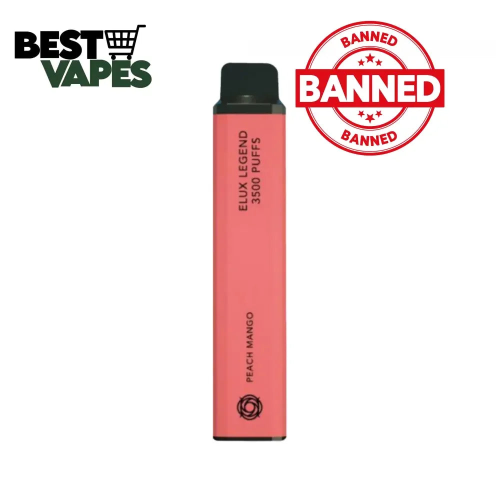 Peach Mango Elux Legend 3500 Puffs Prefilled Vape  Best Vapes