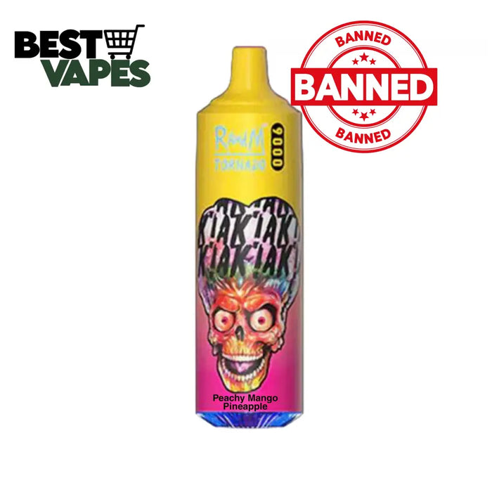 Peachy Mango Pineapple RandM Tornado 9000