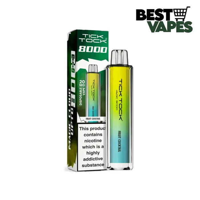 Tick Tock Magic 8000 Puffs Prefilled Pod Kit | Best Price To Buy Fruit Cocktail Electronic Cigarettes