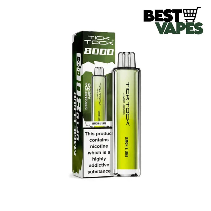 Tick Tock Magic 8000 Puffs Prefilled Pod Kit | Best Price To Buy Lemon and Lime Electronic Cigarettes
