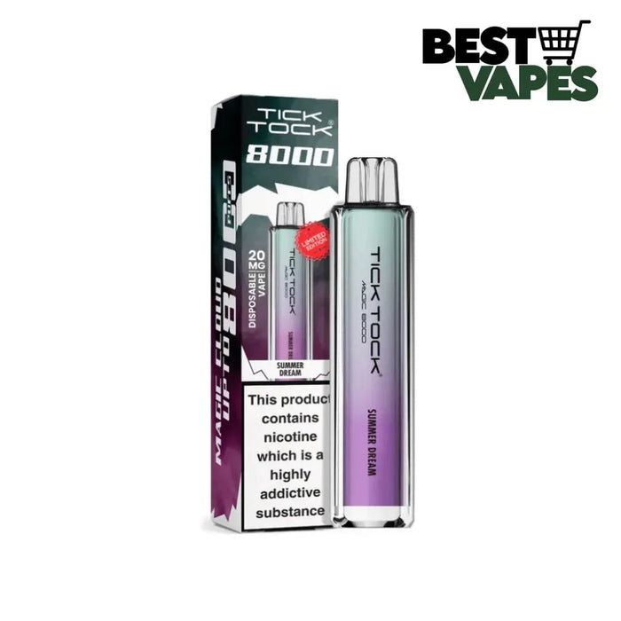 Tick Tock Magic 8000 Puffs Prefilled Pod Kit | Best Price To Buy Summer Dream Electronic Cigarettes