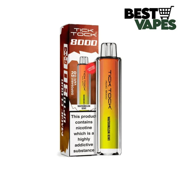 Tick Tock Magic 8000 Puffs Prefilled Pod Kit | Best Price To Buy Watermelon Kiwi Electronic Cigarettes