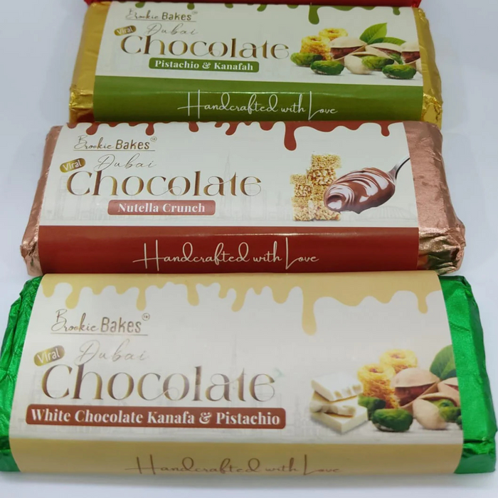Viral Dubai Chocolate Bar Brookie Bakes Chocolates