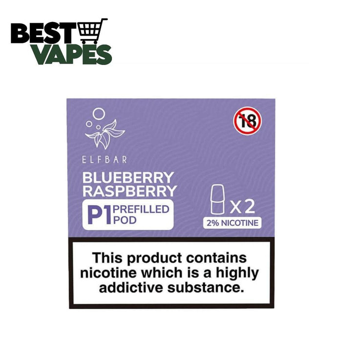 Blueberry Raspberry Elf Bar Mate 500