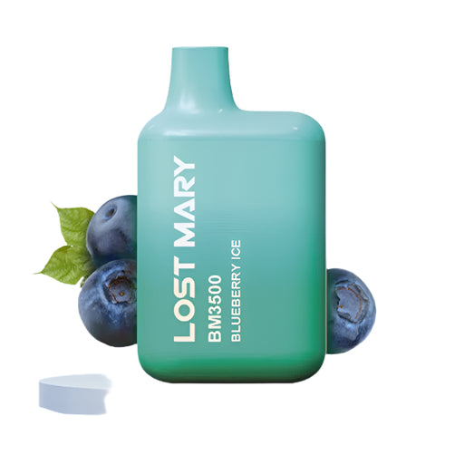 Blueberry Ice Lost Mary 3500 BM3500 Prefilled Vape.