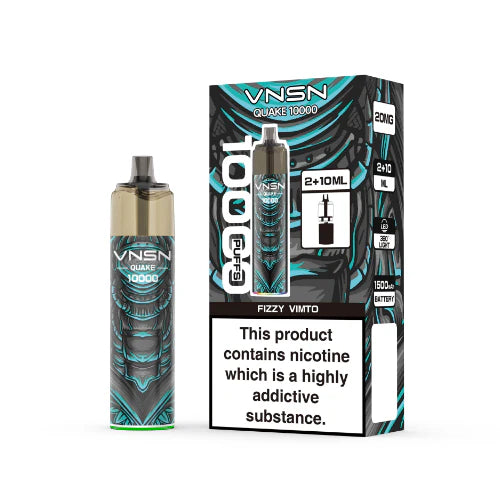 Box Of 10 VNSN Quake 10000 Puffs
