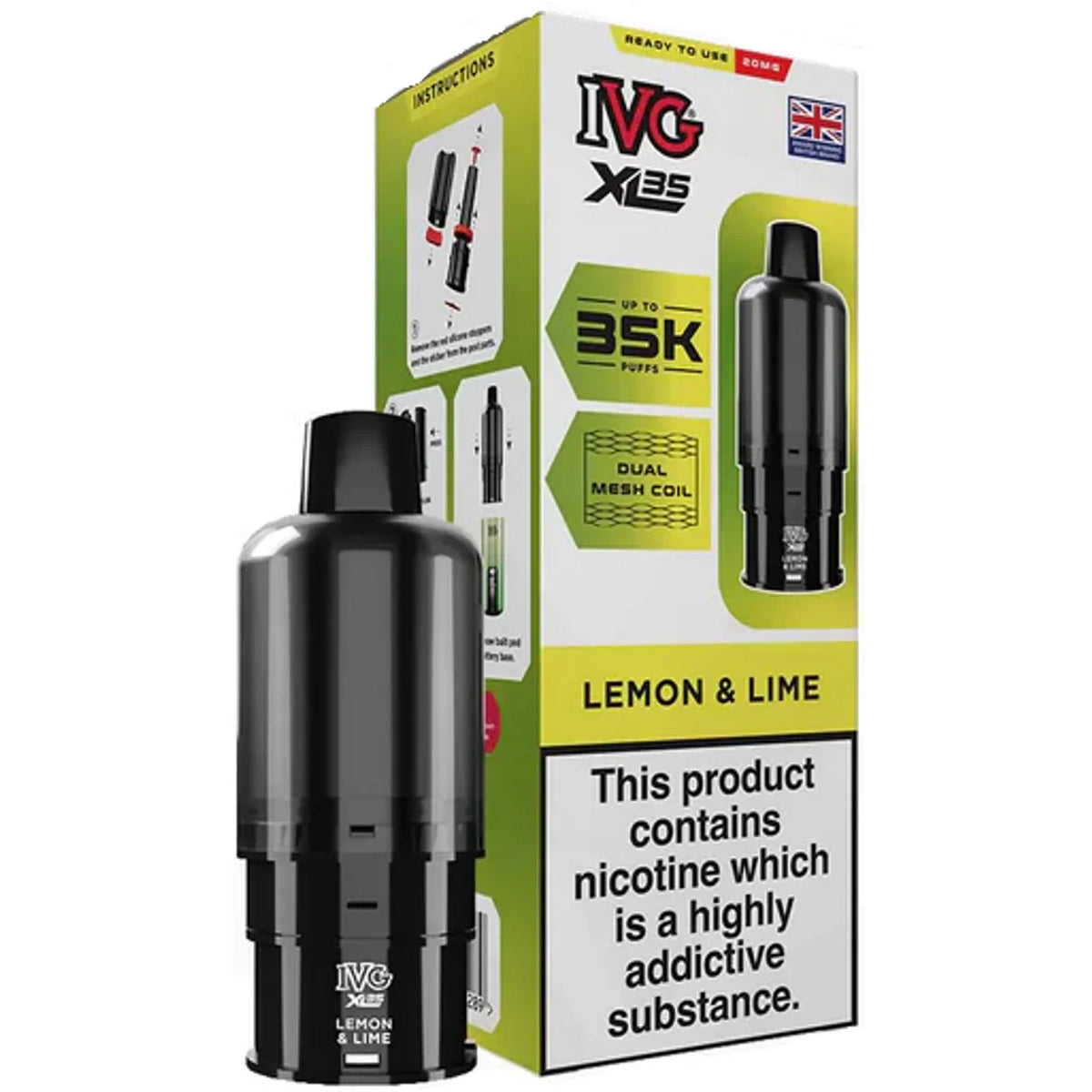 IVG XL 35K Refill Prefilled Replacement Pods — Best Vapes