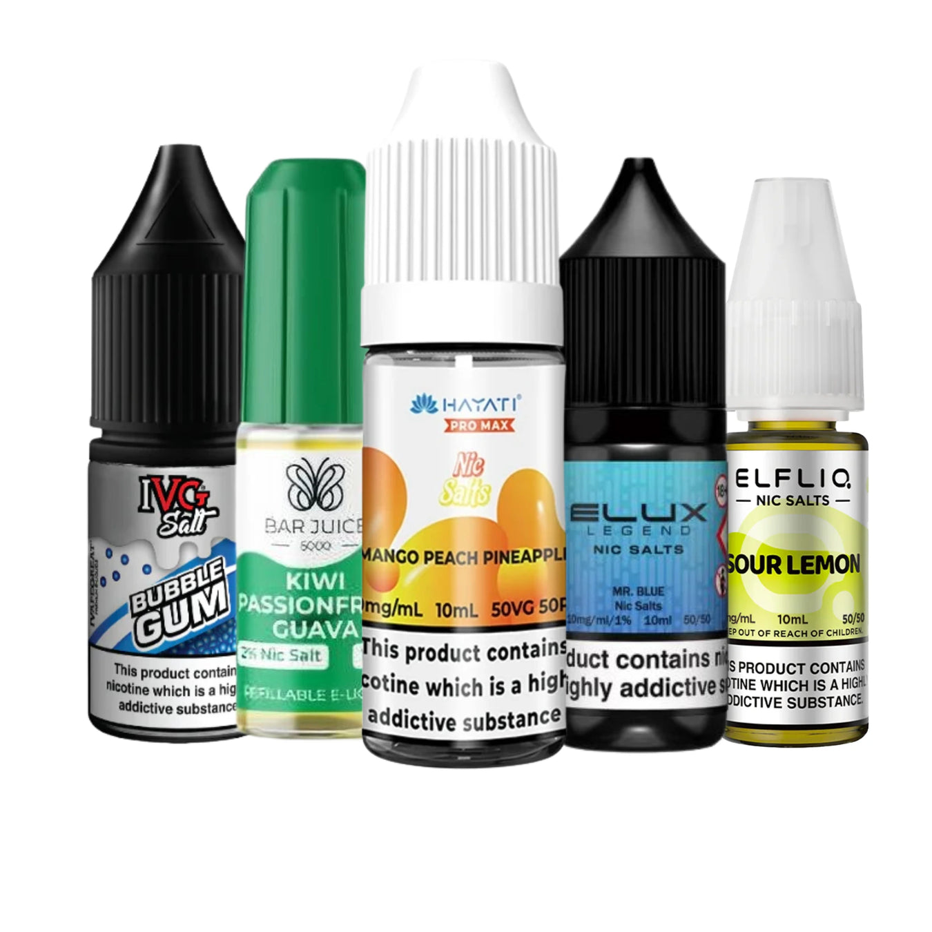 E Liquids Nic salts Collections