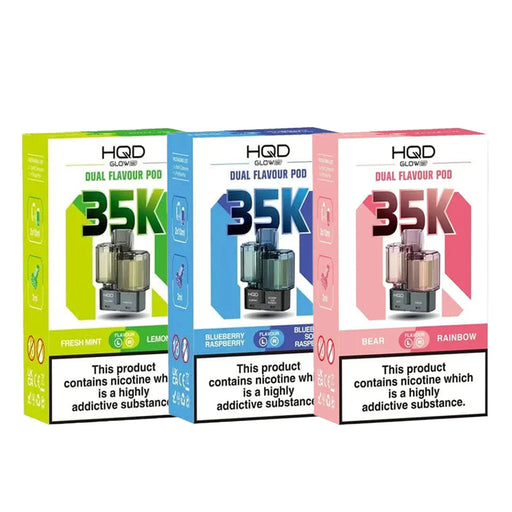 HQD Glow Air 35K Prefilled Replacement Pods