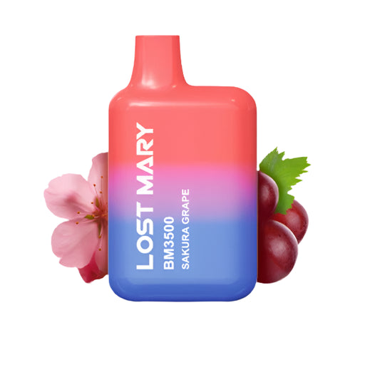 Sakura Grape Lost Mary 3500 BM3500 Prefilled Vape.