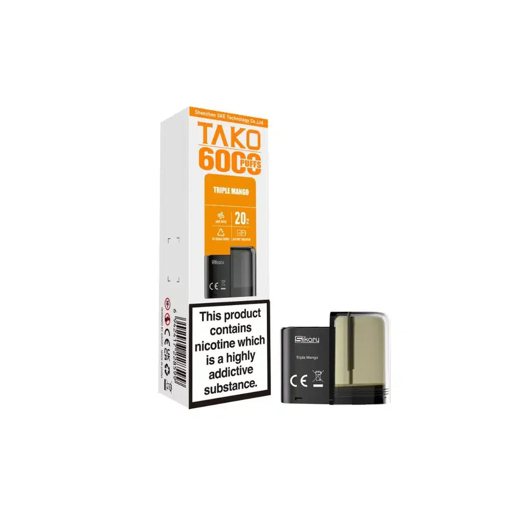 Sikary Tako SP6000 Prefilled Refill Replacement Pods — Best Vapes