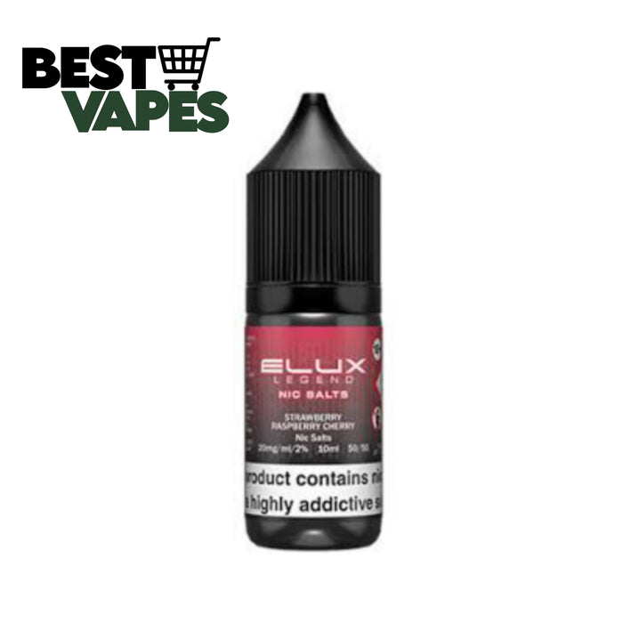 Strawberry Raspberry Cherry Elux Legend 10ml Nic Salt E-Liquid