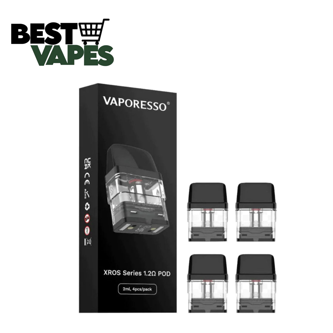Vaporesso Refillable And Replacement Pods | Free Shipping Over Uk
