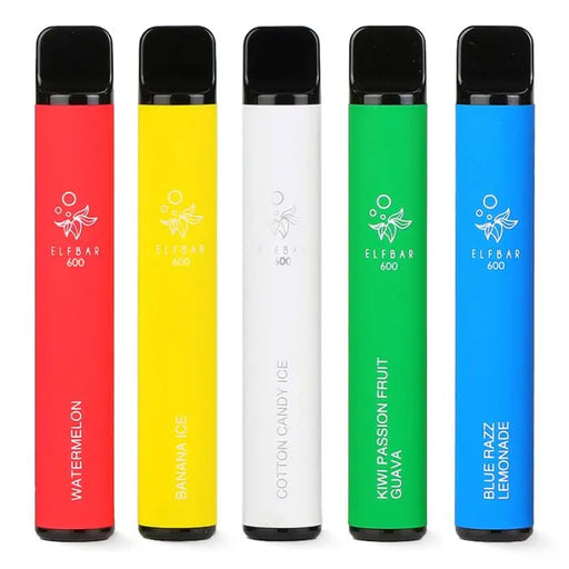 Watermelon Strawberry Elf Bar 600 Puffs 20mg Reusable Vape Pod Kit