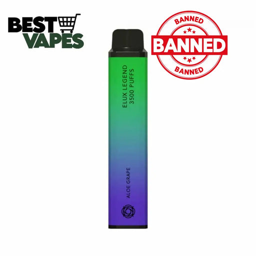 Aloe Grape Elux Legend 3500 Puffs Disposable Vape
