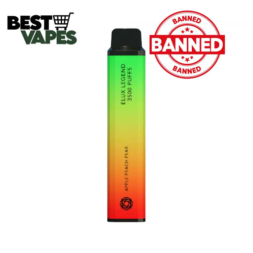 Apple Peach Pear Elux Legend 3500 Puffs Disposable Vape