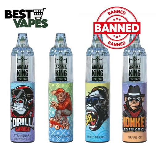 Aroma King 7000 Puff Nicotine Free Disposable Vape