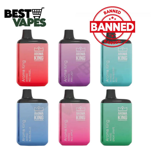 Aroma King AK5500 Puff Disposable Vape | New Metallic Device