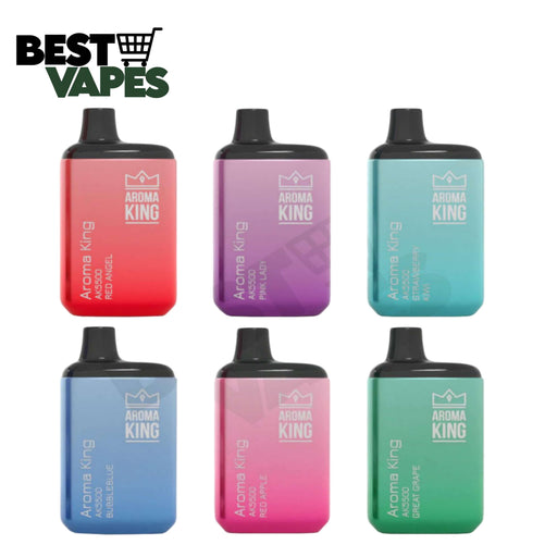 Aroma King AK5500 Puff Disposable Vape | New Metallic Device